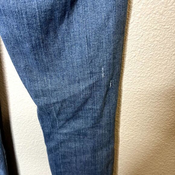 Paige Hoxton Ankle Skinny Jeans in Silver Tux Stripe Size 27 - Picture 4 of 7